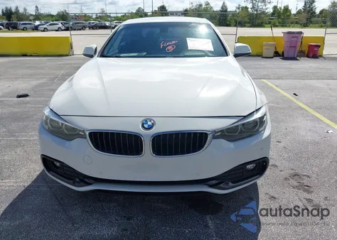 2018 BMW 430I z USA, uszkodzony, nr VIN WBA4Z1C58JEC59618